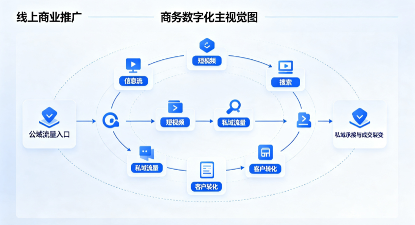 爱民区线上商业推广怎么做？全域流量闭环搭建与低成本转化实战指南